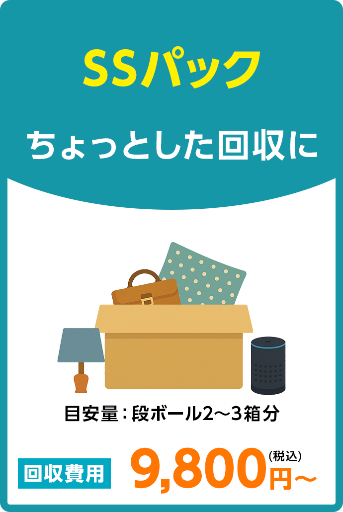 SSパック 目安量:段ボール2~3箱分
